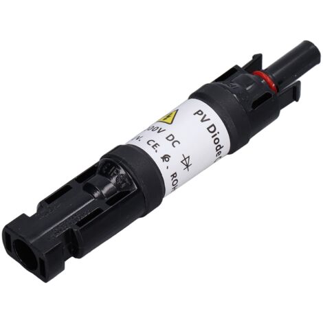 Connecteur de diode solaire PV mâle femelle IP67, support de blocage de câble de panneau étanche 1000V