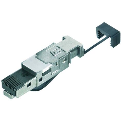 Connecteur de données pour capteurs/actionneurs Weidmüller IE-PS-RJ45-FH-BK-B 1132050000 mâle, droit