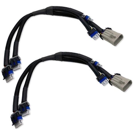 Connecteur de faisceau de bobine d'allumage 2 pièces pour