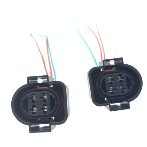 Connecteur de faisceau de câblage de phares et connecteur de phares de route compatibles avec les Volkswagen Jetta (anciens modèles Jetta 99-08).