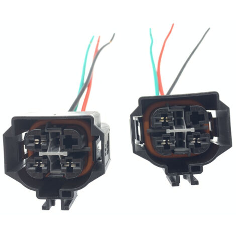 Connecteur de faisceau de câbles pour ventilateur de refroidissement électronique de radiateur compatible avec les BMW Série 1, Série 2, Série 3, Série 5, E90, E92, F18, F02, M2 et M3