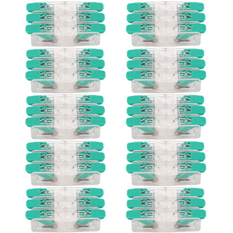 Connecteur de fil électrique 3 entrées, 10 pièces, borne de conducteur de câblage rapide, connecteurs de câbles électriques 0.5 à 6 mm² 41A 450V