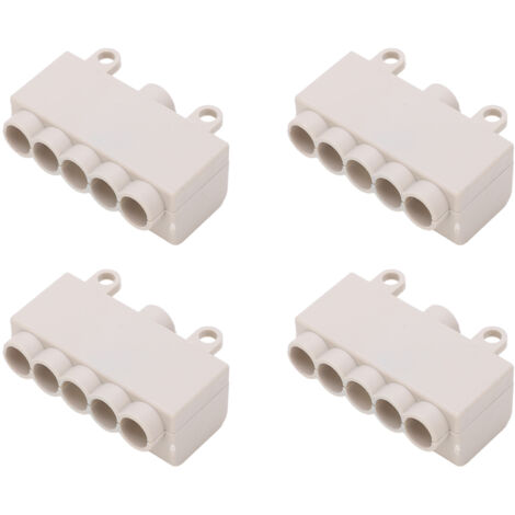 Connecteur de Fil ZK 516 1 à 5, 1000V 80A en Laiton pour Luminaire Plafonnier, Bloc de Jonction Haute Puissance