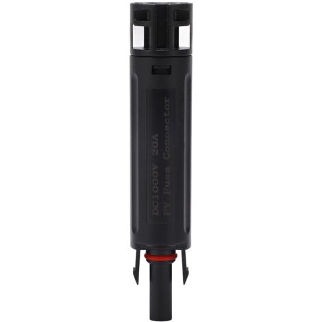 Connecteur de Fusible Inline PV en Cuivre Galvanisé pour Systèmes Solaires - Support Fusible Photovoltaïque 1000V IP68 20A