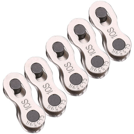 Connecteur de Joint magique pour chane de vélo robuste à dégagement rapide, 5 paires, pour 8/9/10 vitesses