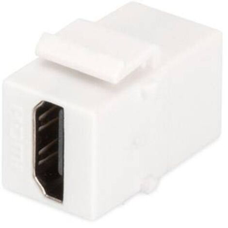 Connecteur de module HDMI Keystone pour prises et panneaux vierges, femelle/femelle, blanc DN-93401