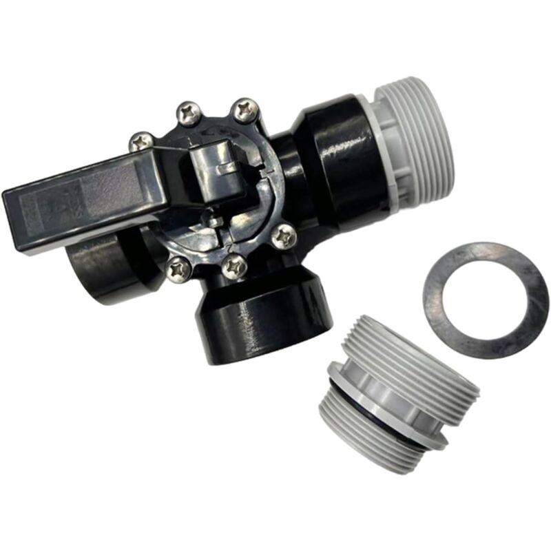 Connecteur de piscine à trois voies efficace - Vannes de dérivation - Tuyau de piscine - Accessoires de piscine - Kit d'entretien de piscine