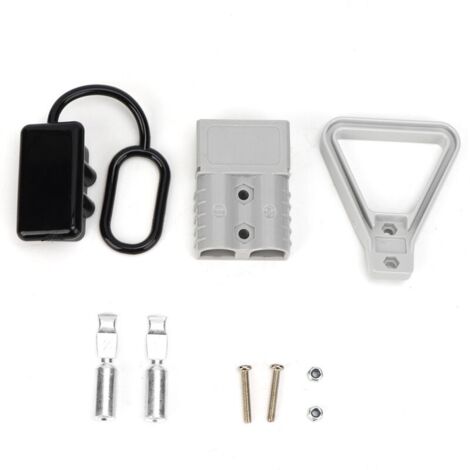 Connecteur de prise d'alimentation, borne de câble, boîtier de batterie, capuchon anti-poussière, poignée 120 A DC 600 V