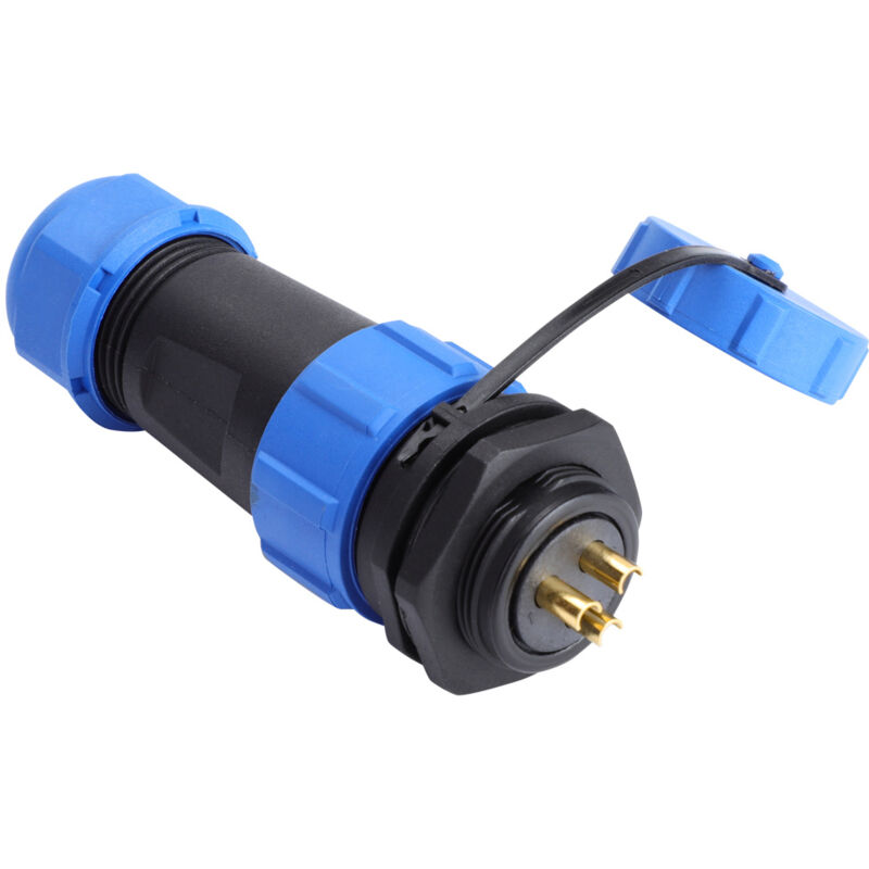 Connecteur de prise d'aviation en plastique étanche IP68 SP21 3 broches (3 broches)