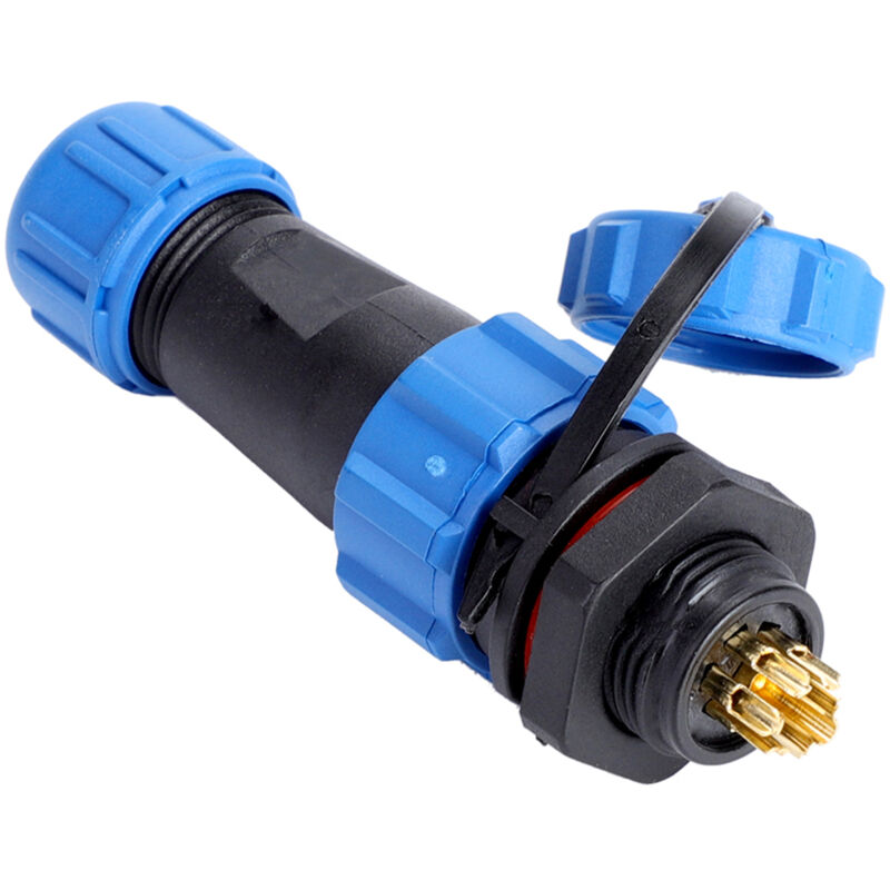 Connecteur de prise en plastique étanche IP67 SP13 7 broches (7 broches)