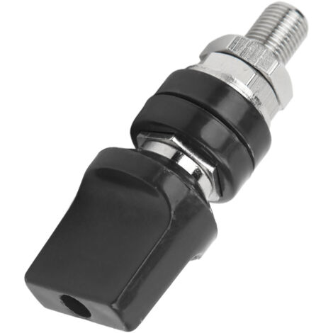 Connecteur de puissance M10 100A avec entrée fiche banane 4mm, couleur noir pour applications haute intensité