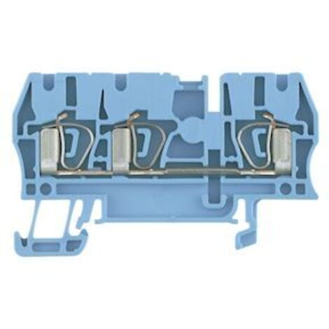 Connecteur de rail à 3 fils 2,5 mm² bleu Ex ZDU 2.5/3AN BL 1608550000