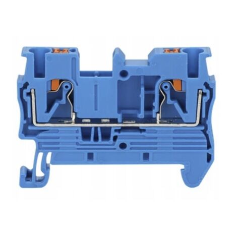 Connecteur de rail ZUG PT 2.5 bleu pour rail DIN
