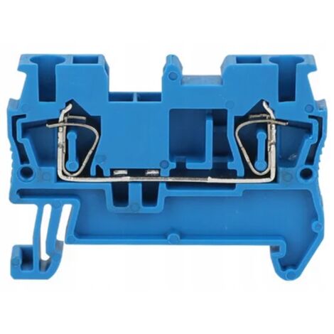 Connecteur de rail ZUG ST 4 bleu pour rail DIN