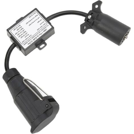 Connecteur de remorque, connecteur automobile en alliage d'aluminium, connecteur à lame 7 voies pour véhicules américains, connecteur circulaire européen 13 broches pour voitures et camions