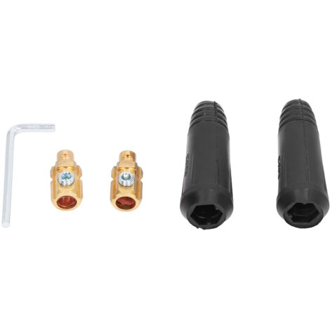 Connecteur de Soudage Mâle 200A, Câble de Soudeur avec Connecteur Rapide, Accessoire DKJ10‑25