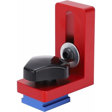 Connecteur de Support Butée Piste Limiteur Table Goulotte Connecteur Rail Guidage Travail Du Bois Outil Manuel en Alliage d'Aluminium Durable