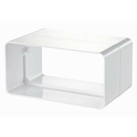 Connecteur de tube pour conduit de ventilation dimensions ext : 204 x 60 mm