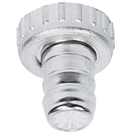 Connecteur de tuyau chromé
