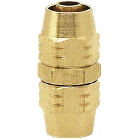 Connecteur de tuyau d'arrosage en cuivre, 4 tailles, réparation et extension pour tuyau d'eau agricole haute pression (corps de tube dur)