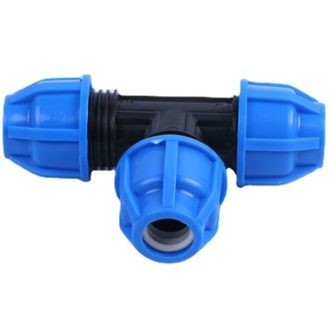Connecteur de tuyau d'arrosage en T Raccord de raccord en plastique Raccord de tuyau d'arrosage Connecteur de tuyau d'arrosage - 20 mm