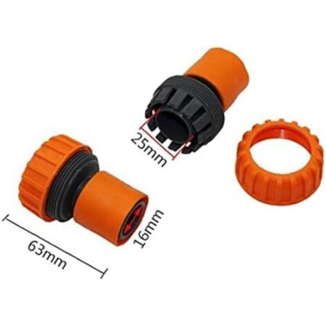 Connecteur De Tuyau De 1pc 25mm Tuyau De Jardin Raccord De Jardin 1 Pouce Robinet De Jardin Connecteurs D'irrigation De Voiture Lavage De Voiture Adaptateur De Tuyau D'arrosage.