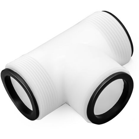 Connecteur de Tuyau de Piscine, Adaptateur de Tuyau de Piscine à Joint en T, connecteur de Tuyau de Piscine de 1,5 Pouces, connecteur de Tuyau de Piscine avec 3 Joints