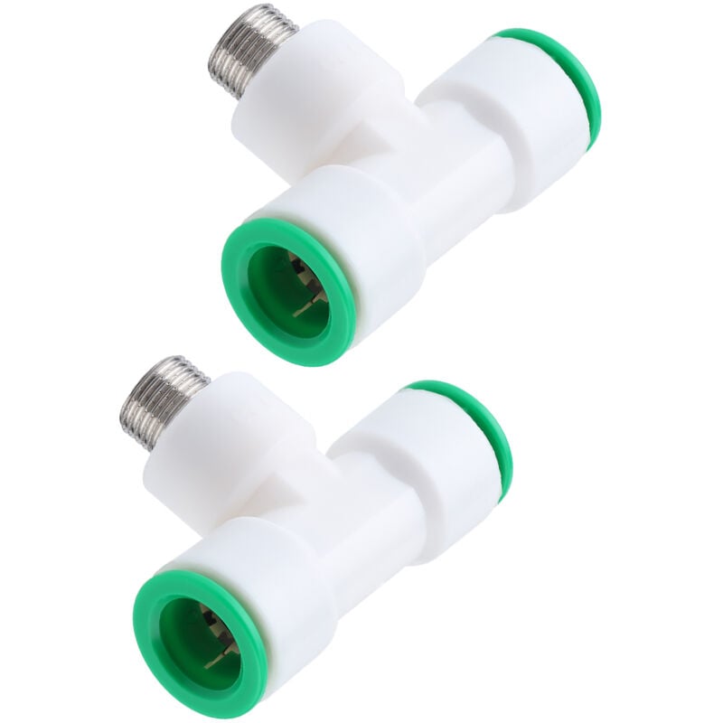 Ugreat - Connecteur de tuyau d'eau en plastique ppr à filetage mâle G1/2 pouces, 2 pièces, pour le chauffage de l'eau domestique