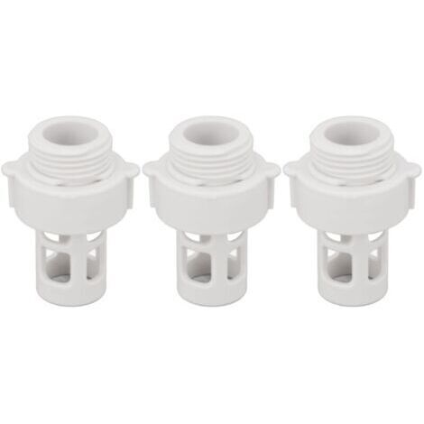 Connecteur de vidange pour tuyau de piscine, 3 pièces, adaptateur de tuyau, bouchon de vidange pour piscines rondes Intex 10184, filetage 25 mm