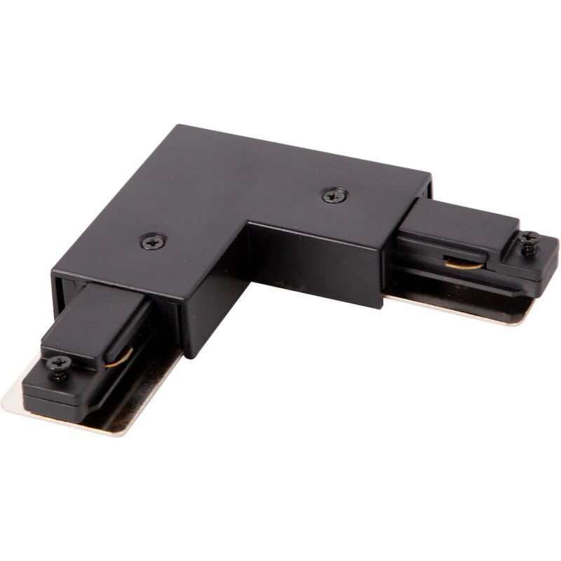 Connecteur De Voie En L Noir 1 Circuit + Alimentation Centrale