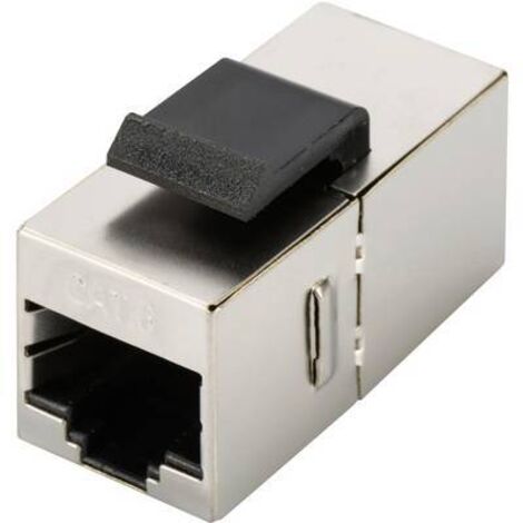 Connecteur digitus cat6 blindé rj45 à rj45 montage sur panneau