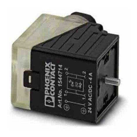 Connecteur DIN 43650, Femelle, 3P+E, 24 V c.a., série SACC ( Prix pour 1 )