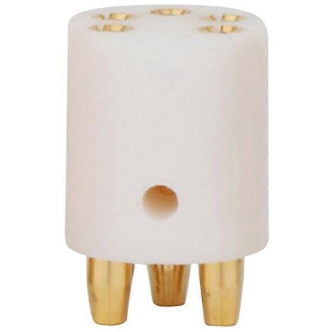 Connecteur DIN 5 Broches Femelle en Cuivre Pur pour Bras de Lecture Platine Vinyle, Doré