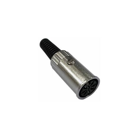 Connecteur DIN RS PRO, 8 contacts, Femelle, Montage sur câble ( Prix pour 1 )