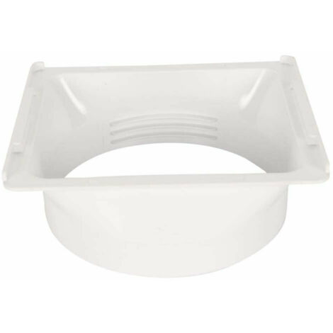 Connecteur d'interface de tuyau d'évacuation pour climatiseur portable de fenêtre de 150 mm (interface carrée)