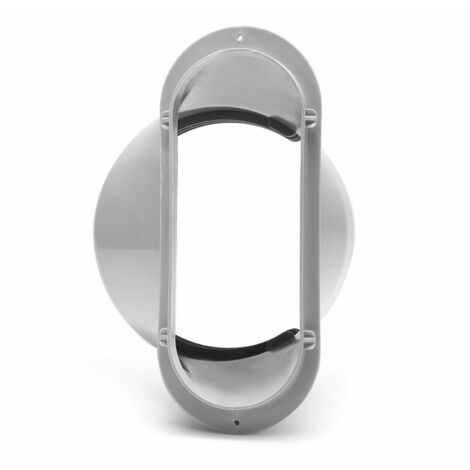 Connecteur d'interface de tuyau d'évacuation pour climatiseur portable de fenêtre de 150 mm (orifice plat)