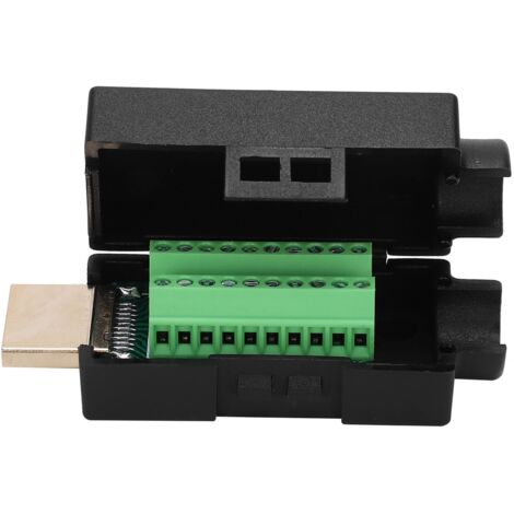 Connecteur d'interface multimédia haute définition, Joint d'adaptateur mâle sans soudure pour câble de bricolage