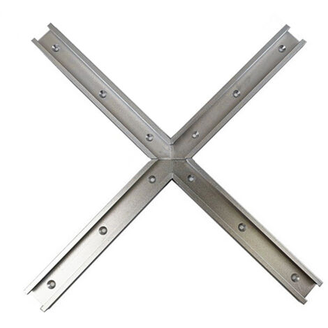 Connecteur d'intersection de voie en T pour le travail du bois, alliage d'aluminium pour Table de routeur 200mm Type A blanc