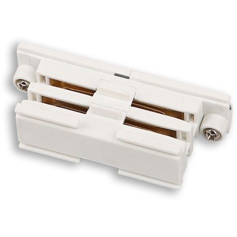 Connecteur droit rail triphasé blanc Maxlight IP20