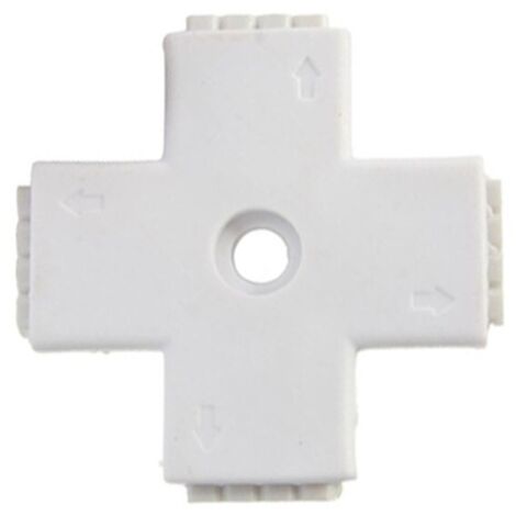Connecteur en croix avec soudure pour ruban RGB 12V
