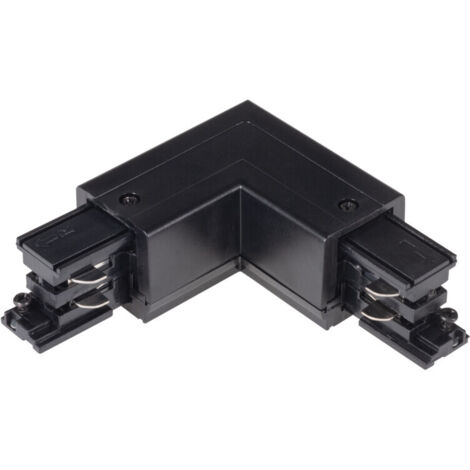 Connecteur en L rail TEAR N LR noir IP20 Kanlux 33245
