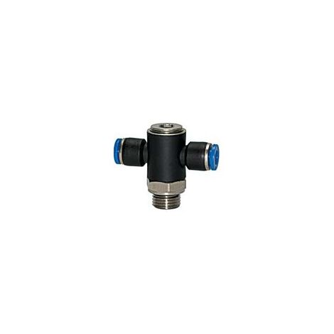 Connecteur en Té plastique G 1/8 a. D4