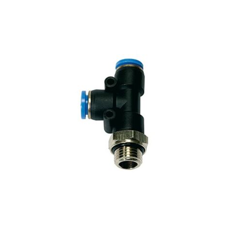 Connecteur en Té plastique G1/8 . D6
