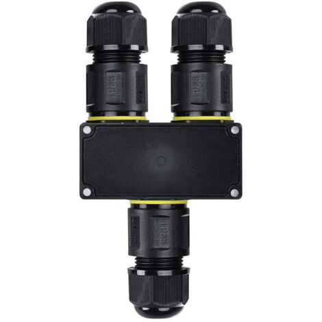 Connecteur en Y étanche - 3P - IP68 - 0,5-4,0mm² - 32A -