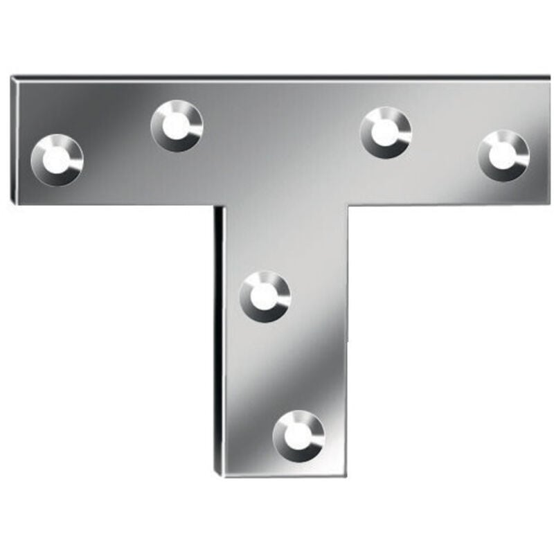 Connecteur equerre L.70mm B.16mm S.1,5mm acier bleu galva (Par 50)