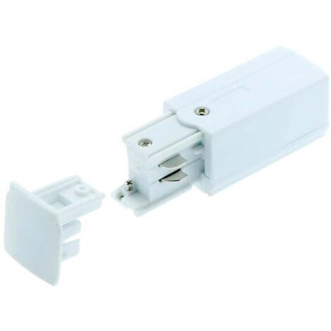 Connecteur et fiche pour rail triphasé Blanc - Ledme - LM3224