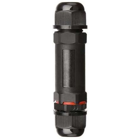 Connecteur Étanche 3 Fils 250V Noir IP68  1 unité