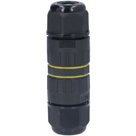 Connecteur étanche 5 fils, M25 IP68Prise étanche Contacts en laiton hautement conducteurs dans la zone de câble incassable de 10 à 14 mm