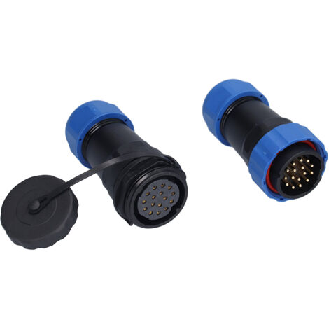 Connecteur étanche aviation 16 broches SP28 IP68 résistant corrosion PA66