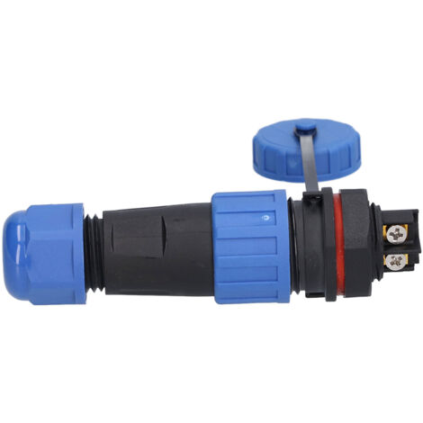 Connecteur Étanche Aviation LP16 2 Pôles 250V 20A Mâle-Femelle IP68
